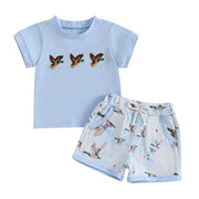 2Pcs Baby Girl Summer Outfit Set