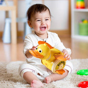 Rechargeable 7–8″ Spinning Light-Up Toy with Music