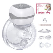 Dual Wearable Electric Breast Pump (2 Pack) - Hands-Free, 12 Levels, 3 Modes, BPA-Free, 1200mAh Battery