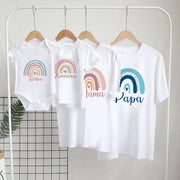 Trajes a juego de la familia Rainbow