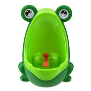 Orinal infantil con diseño de rana, urinario para niños montado en la pared con tazón removible para facilitar la limpieza
