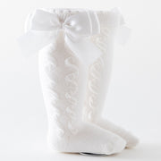 Socks of Cotton With Big Bow Soft For Girls