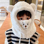 Scarf Masked Hood Hat For Mother and Baby