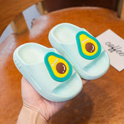Cute Cartoon Fruit Design Slippers For Kids