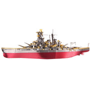 Rompecabezas de metal 3D | Acorazado Kongou | juguetes educativos