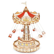 3D Wooden Puzzle | Swing-ride Music Box | Gift for Your Children