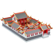 Rompecabezas de metal 3D | Casa con patio | juguetes educativos