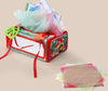 Juguete sensorial Montessori con espejo y caja de pañuelos, juguete para bebés de 6 en 1, 0-6-12 meses, con paños de seda coloridos
