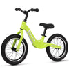 Bicicleta de equilibrio para niños de 14 pulgadas para niños de 3, 4, 5, 6 años, neumáticos de aire con marco de aleación de magnesio, bicicleta de entrenamiento ligera sin pedales para niños pequeños