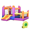 Castillo hinchable Outsunny con tobogán, piscina y casa inflable con soplador multicolor