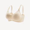 Seamless Nursing Bra – Front Button V-Neck