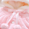 Hooded Girls' Cartoon Sweater Shawl