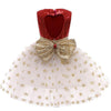 Backless Sequin and Star Princess Dress