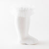 Puffy Mesh Lace Flower Kids Sock