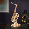 3D Wooden Puzzle | Saxophone Drum Kit Accordion Cello | Gift for Your Children and Adults