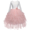 Backless Ruffle Lace Dress