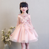 Bead Appliques Lace Floral Gown