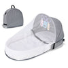Mosquito and Sun Protection Portable Baby Crib