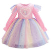 Rainbow Stars Long Sleeved Unicorn Dress
